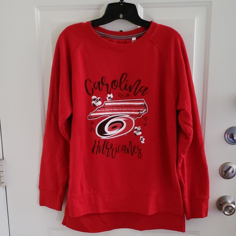 Red Carolina Hurricanes Women's Sweatshirt